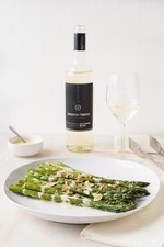 Grilled Asparagus with Goat Cheese Aioli