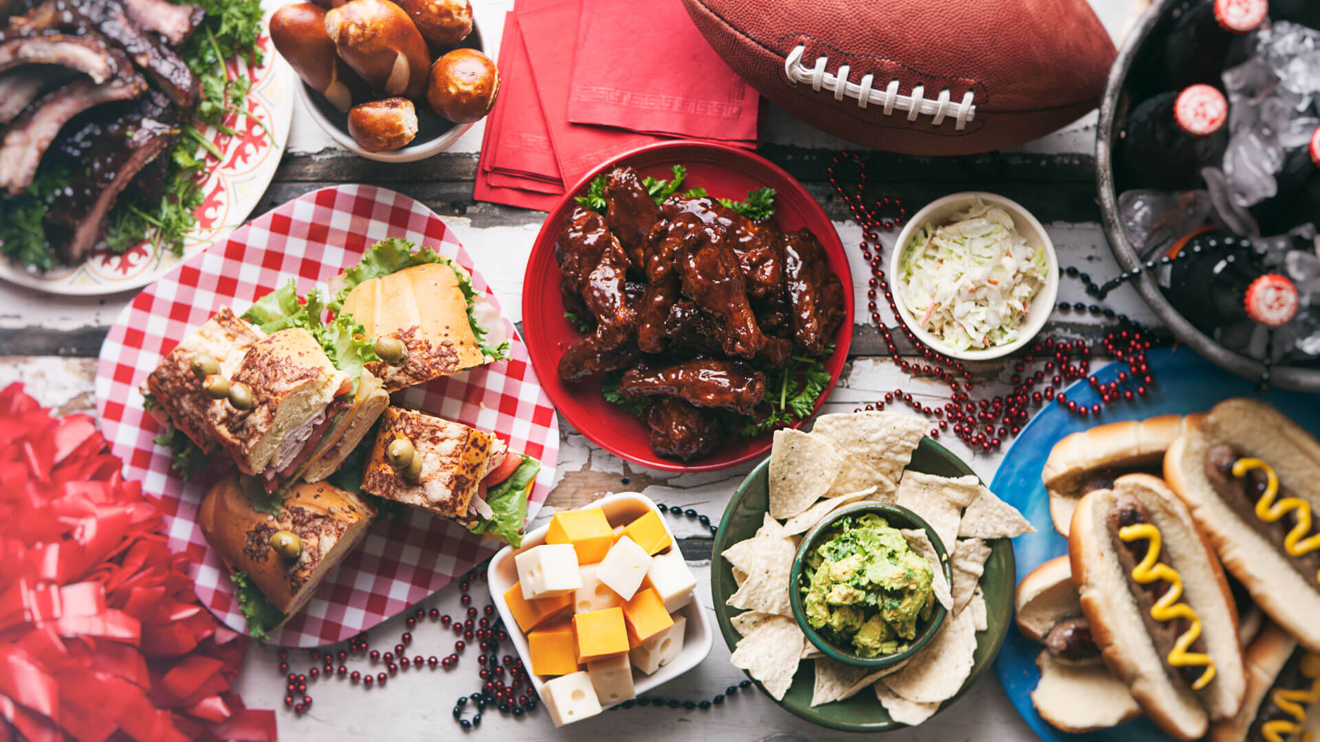 Game Day Party menu