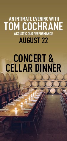 An Intimate Evening with Tom Cochrane - Acoustic Duo - Concert & Cellar Dinner