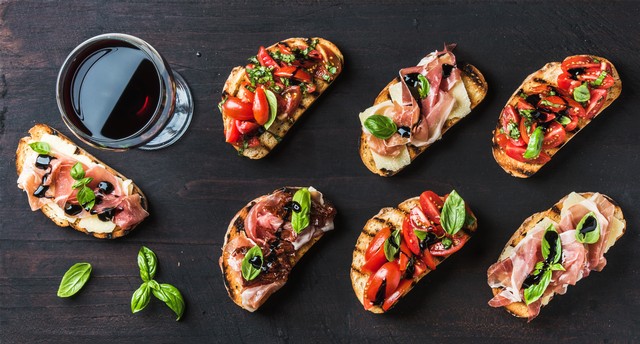 Goat Cheese Bruschetta Trio