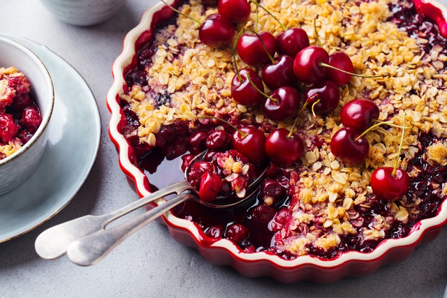 Merlot Cherry Cobbler