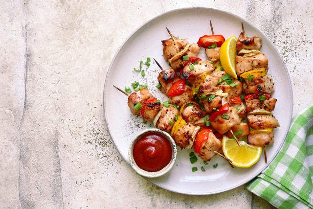 Grilled Chicken Kebabs