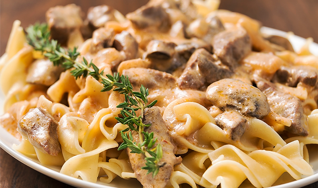 Beef Stroganoff