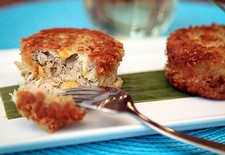 Crab Cakes With Corn & Fennel