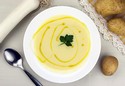 Potato Soup With Aged Irish Cheddar