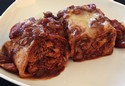 Red Wine Chicken Mole Enchiladas